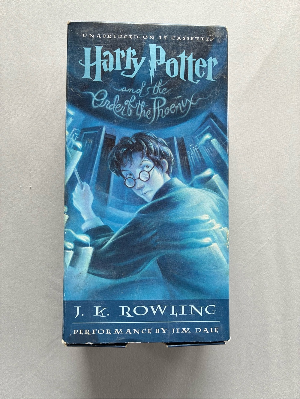 Harry Potter Order of the Phoenix Audio Cassette 17 Tape Set Jim Dale Unabridged